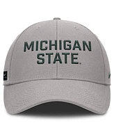 Nike Men's Gray Michigan State Spartans Rise Practice Adjustable Hat