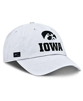 Nike Men's White Iowa Hawkeyes 2025 Sideline Club Adjustable Hat