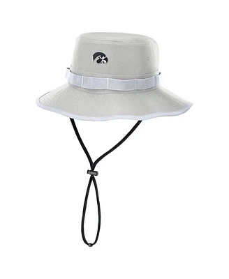 Nike Men's Gray Iowa Hawkeyes 2025 Sideline Apex Boonie Bucket Hat