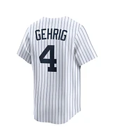 Nike Men's Lou Gehrig White New York Yankees Throwback Cooperstown Collection Limited Jersey