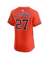 Nike Men's Jose Altuve Orange Houston Astros Alternate Elite Player Jersey