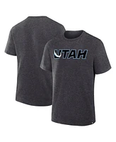 Fanatics Men's Heather Charcoal Utah Mammoth Combo Legacy T-Shirt