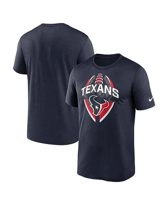 Nike Men's Navy Houston Texans Big Tall Primetime Legend Icon Performance T-Shirt