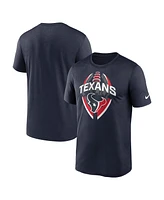 Nike Men's Navy Houston Texans Big Tall Primetime Legend Icon Performance T-Shirt