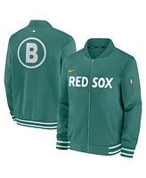 Nike Men's Green Boston Red Sox 2025 City Connect Authentic Collection Full-Zip Bomber Jacket