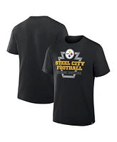 Fanatics Men's Black Pittsburgh Steelers Hometown True Favorite T-Shirt