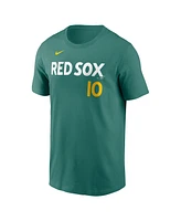 Nike Men's Trevor Story Green Boston Red Sox 2025 City Connect Fuse Name Number T-Shirt