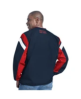 G-iii Sports by Carl Banks Men's Navy Boston Red Sox Double Coverage V-Neck Pullover Sweatshirt