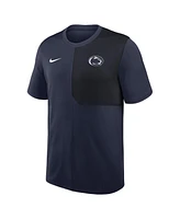 Nike Men's Navy Penn State Nittany Lions 2025 Sideline Uv Performance Coach T-Shirt