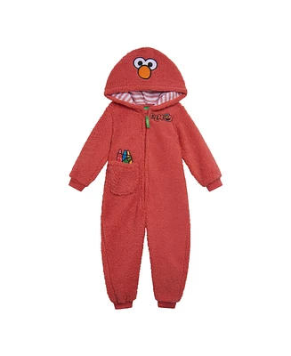 Sesame Street Cozy Sherpa Zip Up Cosplay Costume Coverall