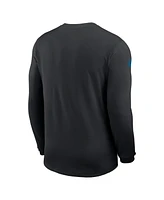 Nike Men's Detroit Lions Sideline Coach Uv Performance Long Sleeve T-Shirt