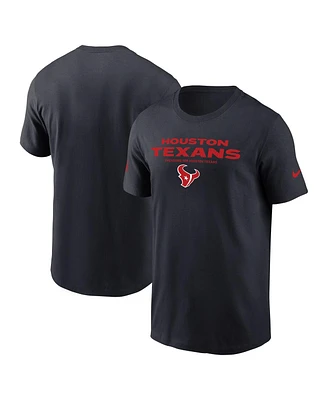 Nike Men's Navy Houston Texans Sideline Performance T-Shirt