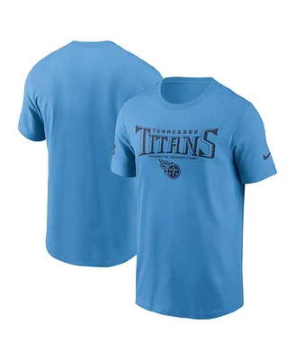 Nike Men's Light Blue Tennessee Titans Sideline Performance T-Shirt