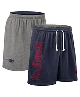Nike Men's Navy New England Patriots Sideline Reversible Performance Shorts