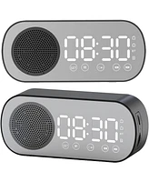 3p Experts Digital Travel Wake Up Alarm Clock With Mirror