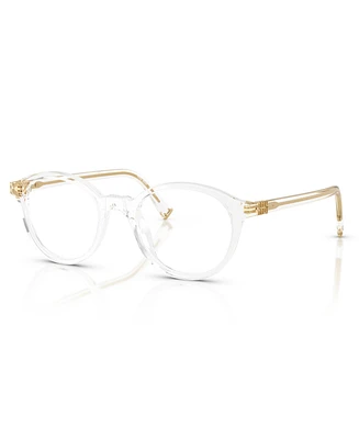 Miu Women's Round Eyeglasses, Mu 02WVF
