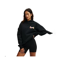 Cotton On Women's Active Plush Premium Graphic Hoodie