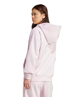 adidas Women's Drawcord Adjustable Kangaroo Pocket Jacket