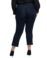 Nydj Plus Marilyn Ankle Straight Pull On Jeans