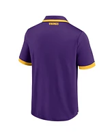 Fanatics Men's Purple Minnesota Vikings Color Blocked Polo Shirt