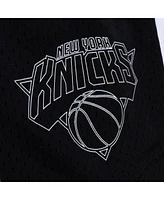 Mitchell & Ness Men's White New York Knicks 2009/10 Hardwood Classics Marble Swingman Shorts
