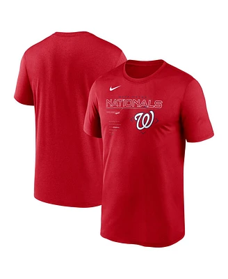 Nike Men's Red Washington Nationals Legend Game Plan T-Shirt