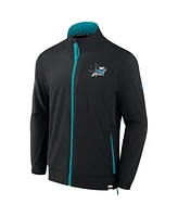 Fanatics Men's Black San Jose Sharks Authentic Pro Rink Coaches Full-Zip Jacket