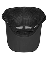 Checkered Flag Sports Men's and Women's Black/White Brad Keselowski BuildSubmarines.com Flame Trucker Adjustable Hat