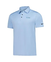 Nike Men's Light Blue Valspar Championship Tour Heather Performance Polo Shirt