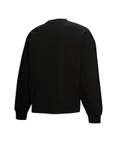 Mitchell & Ness Women's Black New York Knicks Hardwood Classics Home Team Pullover Sweatshirt