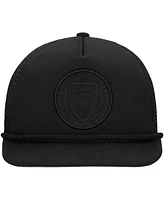 New Era Men's Black Inter Miami Cf Active Tone Golfer Snapback Hat