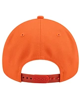 New Era Men's Orange Wnba Gear Core Logo A-Frame 9FORTY Adjustable Hat