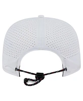New Era Men's White Boston Red Sox Perforated Golfer Snapback Hat