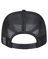 New Era Men's Black Miami Marlins Flag 9SEVENTY Coolera Stretch-Snap Hat