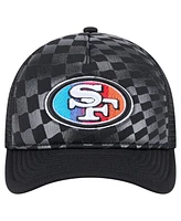 New Era Men's Black San Francisco 49ers Gradient 9FORTY Adjustable Hat
