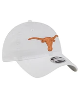 New Era Men's White Texas Longhorns Active Ripstop 9TWENTY Adjustable Hat