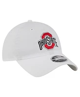 New Era Men's White Ohio State Buckeyes Active Ripstop 9TWENTY Adjustable Hat