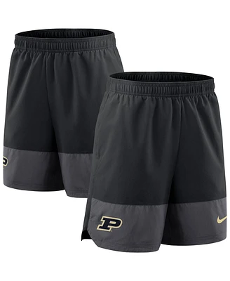 Nike Men's Black Purdue Boilermakers 2025 Sideline Performance Shorts
