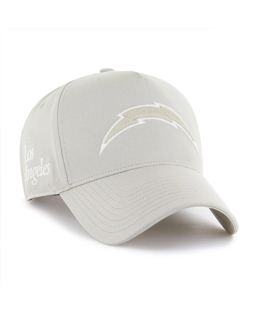 '47 Brand Men's Cream Los Angeles Chargers Foundation Offside Adjustable Hat