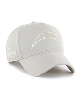 '47 Brand Men's Cream Los Angeles Chargers Foundation Offside Adjustable Hat