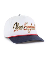 '47 Brand Men's White New England Patriots Patriotic Overhand Hitch Adjustable Hat