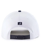 '47 Brand Men's White Atlanta Braves Patriotic Overhand Hitch Adjustable Hat