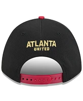 New Era Men's Black/Red Atlanta United Fc 2025 Jersey Hook 9FORTY M-Crown Adjustable Hat
