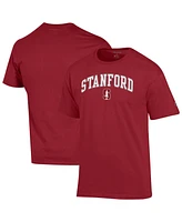 Champion Men's Cardinal Stanford Cardinal Arch Over Logo T-Shirt