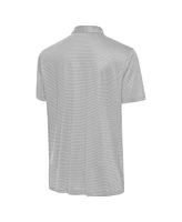 Antigua Men's White/Gray Philadelphia Eagles Super Bowl Lix Champions Rings Polo Shirt