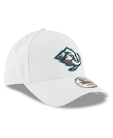 New Era Men's White Utah Mammoth 9FORTY Adjustable Hat