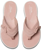 Clarks Women's Cloudsteppers Breeze Dalia Rip Tape Sandals