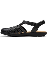 Clarks Collection Women's Elizabelle Mia Riptape Flat Sandals