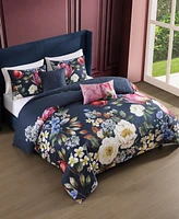 Bebejan Renaissance Bedding 100% Cotton Sateen 5 Piece Queen Size Reversible Comforter Set