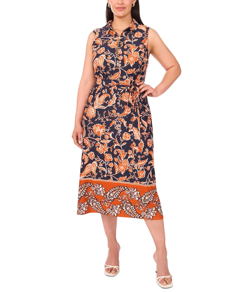 Msk Plus Sleeveless Jersey Midi Dress
